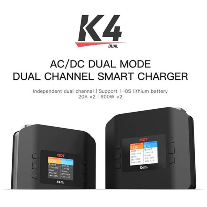 Зарядное устройство ISDT K4 AC – обзор и цена Isdt K4 Dual Lipo Charger