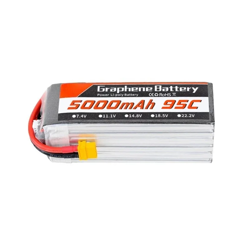7, 9, 10-дюймовая графеновая L – обзор и цена 6S Lipo Battery 22.2V 5000Mah