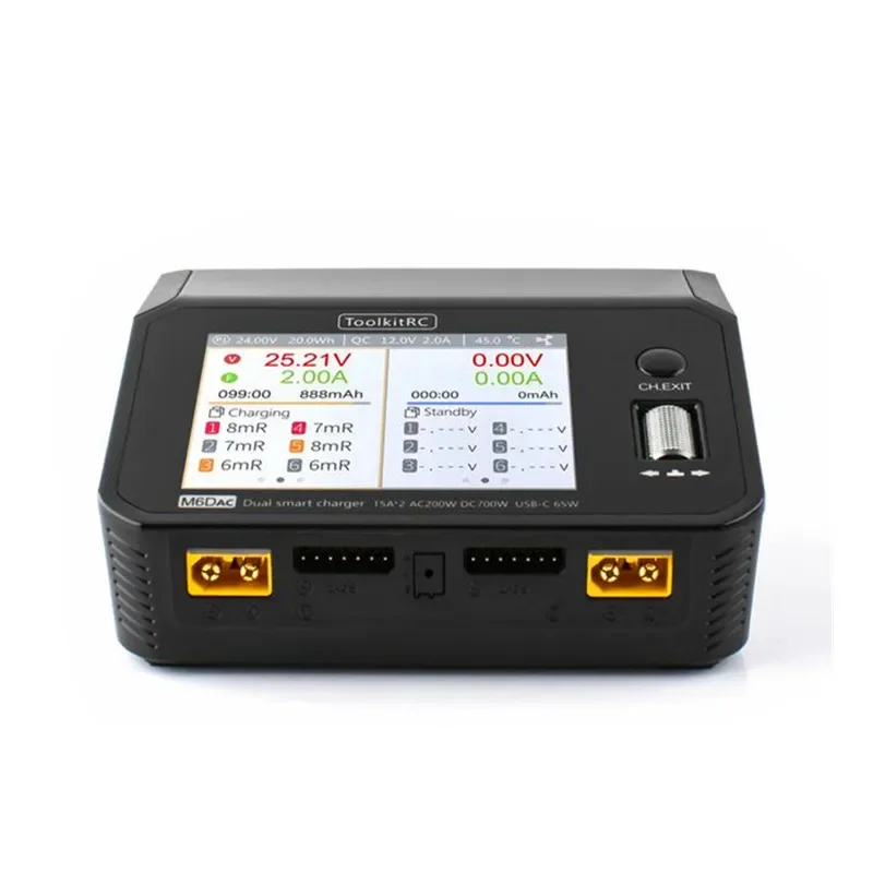 ToolkitRC M6DAC – интеллектуал – обзор и цена Toolkitrc M6Dac Smart Charger