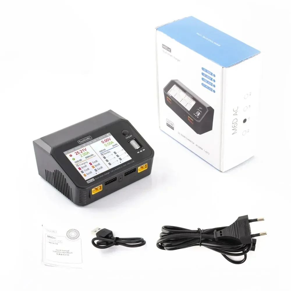 ToolkitRC M6DAC – интеллектуал – обзор и цена Toolkitrc M6Dac Smart Charger