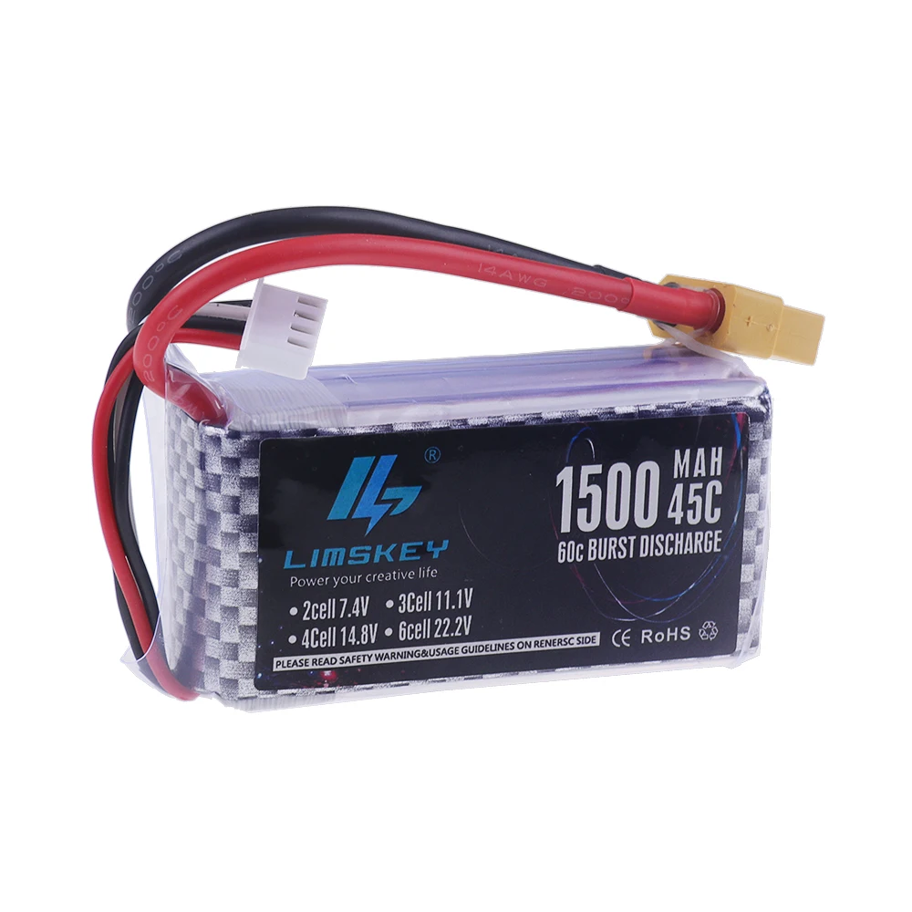 Lipo Батарея 2S 3S 4S 6S 1500m – обзор и цена 4S Lipo Battery 14.8V 6000Mah