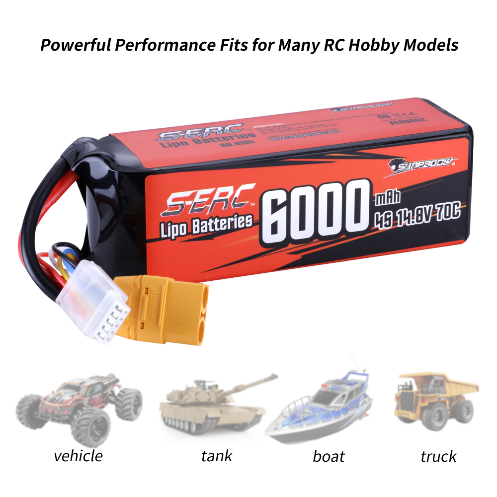 Аккумуляторная батарея SUNPADO – обзор и цена 4S Lipo Battery 14.8V 6000Mah