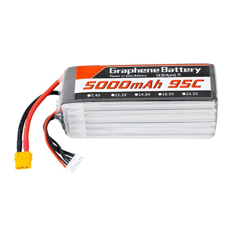 Для 7-9-10-дюймовых FPV-дронов – обзор и цена 6S Lipo Battery 22.2V 5000Mah